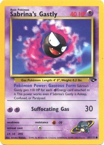 Sabrina's Gastly (97/132) [Gym Challenge Unlimited] - for just $1.75! 
