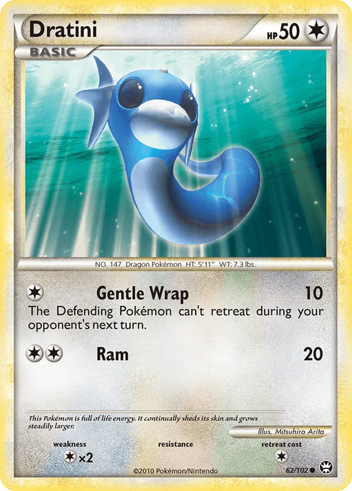 Dratini (62/102) [HeartGold & SoulSilver: Triumphant] - for just $0.45! 