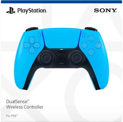 Playstation 5 DualSense Wireless Controller [New/Starlight Blue] – PlayStation 5 Accessory (PS5) - for just $74.99! 