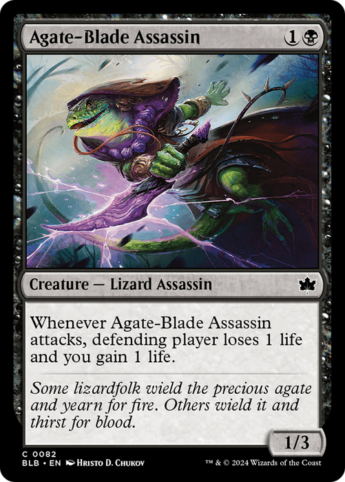 Agate-Blade Assassin (BLB-082) - Bloomburrow - for just $0.02! 