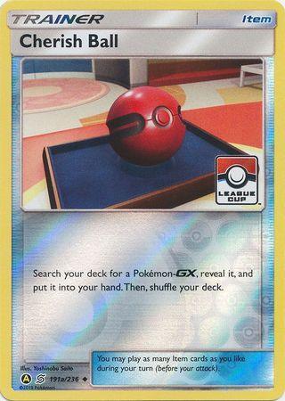 Cherish Ball (191a/236) (League Promo) [Sun & Moon: Unified Minds] - for just $0.55! 