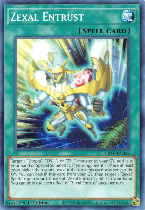Zexal Entrust [LIOV-EN052] Common - for just $0.10! 