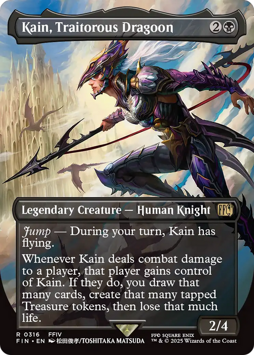 Kain, Traitorous Dragoon (FIN-316) - FINAL FANTASY (Borderless) Foil - for just $1.32! 