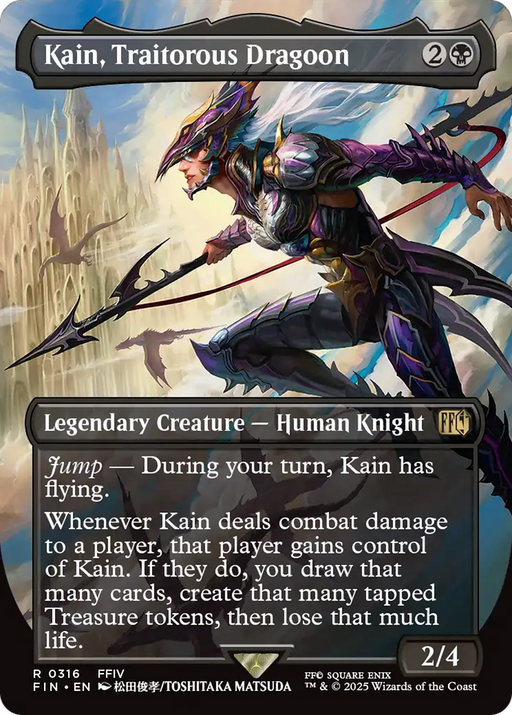 Kain, Traitorous Dragoon (FIN-316) - FINAL FANTASY (Borderless) Foil - for just $1.37! 