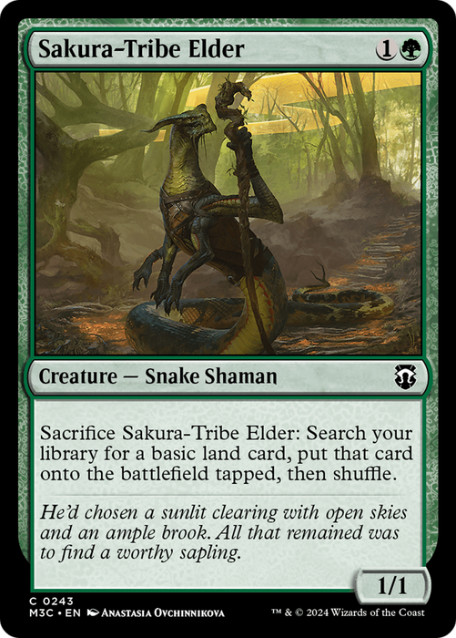 Sakura-Tribe Elder (M3C-243) - Modern Horizons 3 Commander - for just $0.11! 