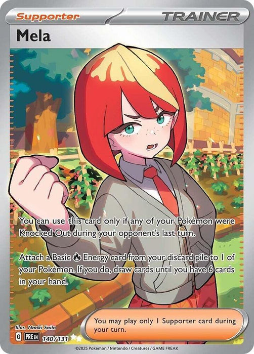 Mela (140/131) [Scarlet & Violet: Prismatic Evolutions] - for just $0.35! 