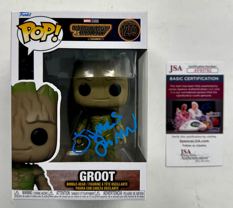 Director James Gunn Signed Funko Pop! Marvel #1203 Groot Guardians Of The Galaxy Vol. 3 GOTG 2023 With JSA COA - for just $300! 
