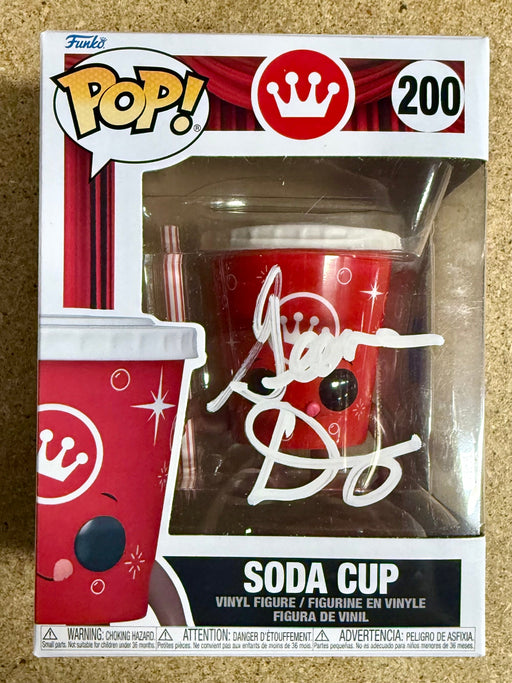 Geena Davis Signed Funko Pop! Movie Theaters Soda Cup #200 With JSA COA - for just $150! 
