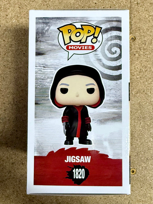 Tobin Bell Signed Saw Hooded Jigsaw Killer 2025 Funko Pop! #1820 - for just $175! 