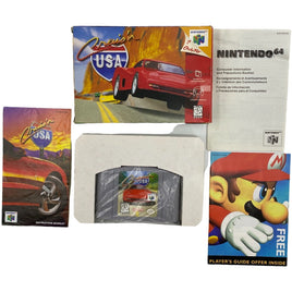 Top view of all contents with Cruis'n USA - Nintendo 64