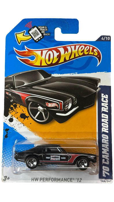 Hot Wheels (2012) '70 Camaro Road Race 4/10 HW Performance '12, 144/247 - for just $16.99! 
