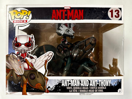 Funko Pop! Marvel Ant-Man With Ant-Thony #13 2015 Vaulted Scott Lang (Box Dmg) - for just $20! 