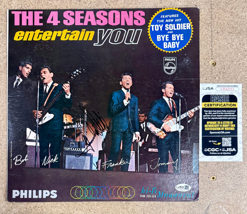 Frankie Valli Signed & Framed (4) Four Seasons Is The Word Vinyl With JSA COA - for just $150! 
