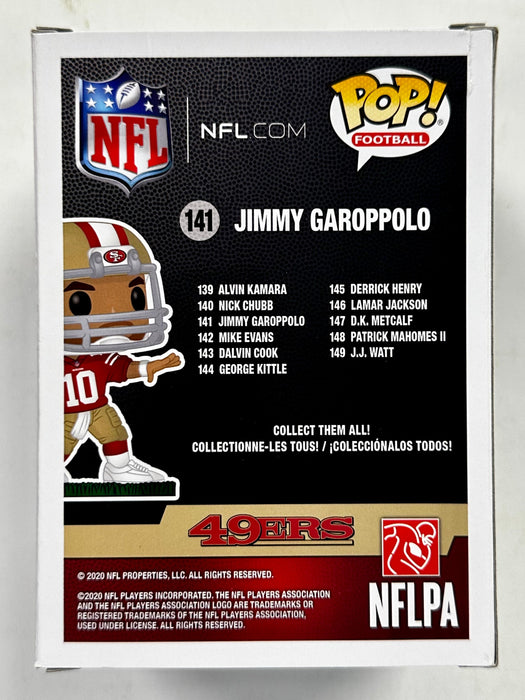 Funko Pop! Football Jimmy Garoppolo Throwing #141 NFL San Francisco 49ers 2020 - for just $15! 