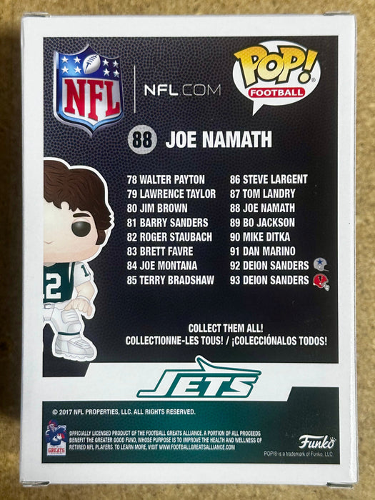 Funko Pop! Football Joe Namath #88 NFL New York Jets QB Quarterback 2017 - for just $13! 