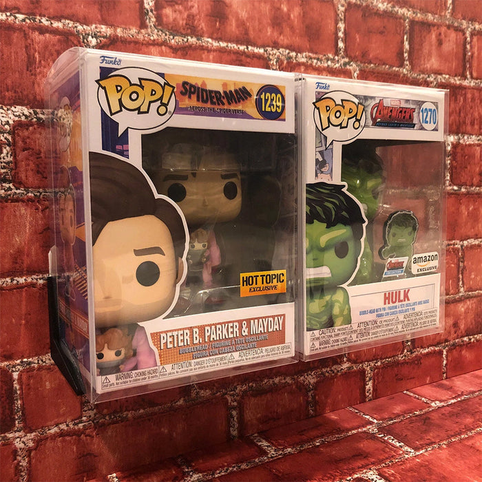 4 INCH STANDARD - 3D Floating Pop Shelf for Funko Pop Boxes (Shelf Size: 2in high x 3in deep) - for just $14.99! 