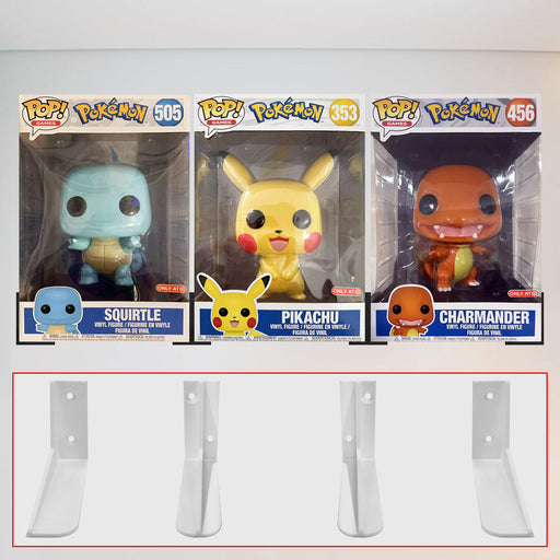 3D Floating Pop Shelf for 10 inch Jumbo Size Funko Pop Boxes (Shelf Size: 3in high x 6in deep) - for just $19.99! 