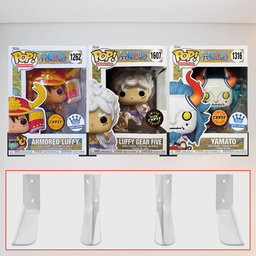 3D Floating Pop Shelf for 4 inch Standard Size Funko Pop Boxes (Shelf Size: 2in high x 3in deep) - for just $14.99! 