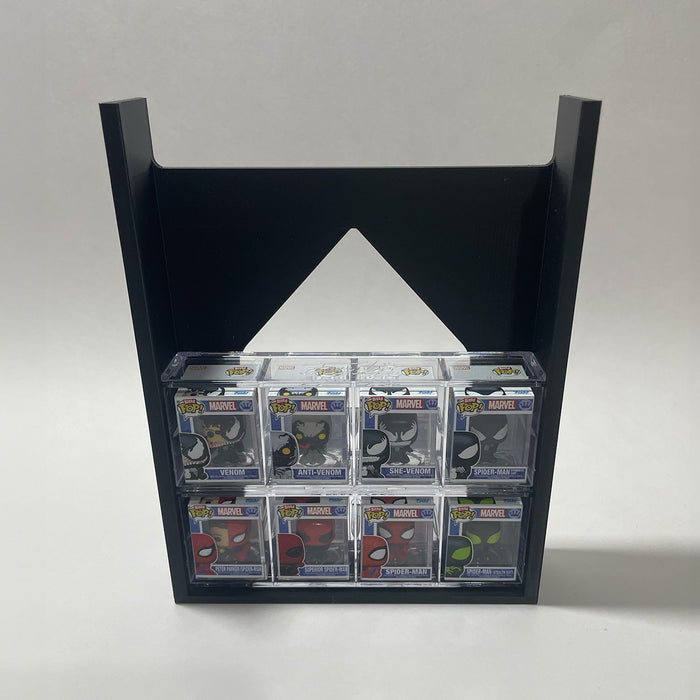BITTY POPS in Acrylic Sleeves - Display Case for Funko Bitty Pops, Wall Mountable & Stackable Pop Shelf (3D Printed) - for just $24.99! 
