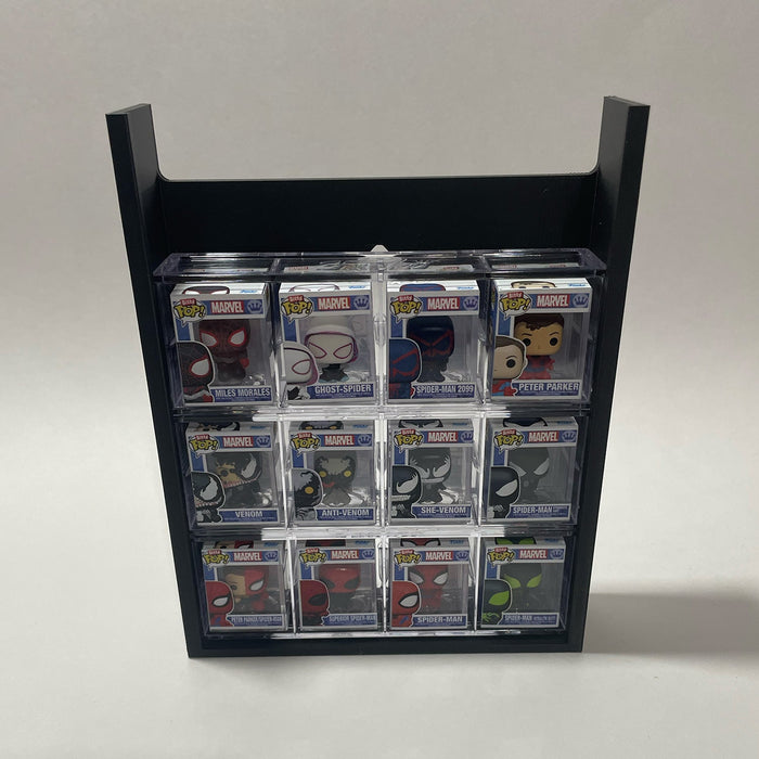 BITTY POPS in Acrylic Sleeves - Display Case for Funko Bitty Pops, Wall Mountable & Stackable Pop Shelf (3D Printed) - for just $24.99! 