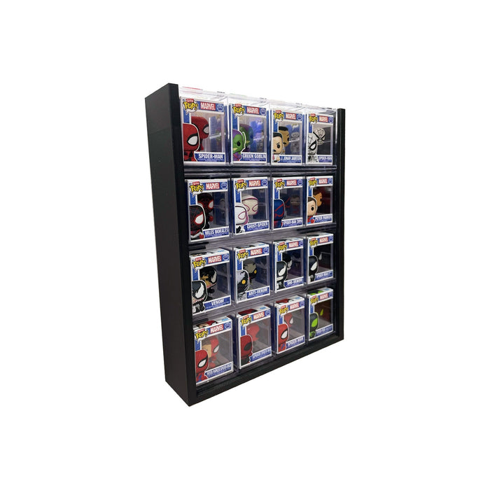 BITTY POPS in Acrylic Sleeves - Display Case for Funko Bitty Pops, Wall Mountable & Stackable Pop Shelf (3D Printed) - for just $24.99! 