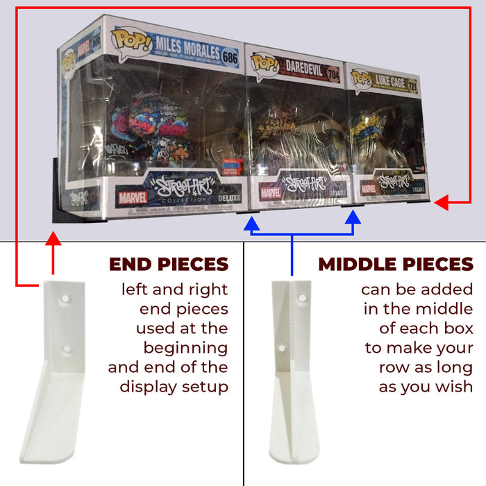 3D Floating Shelf for PIX! Thrilljoy Boxes (Shelf Size: 3in high x 4in deep) - for just $14.99! 