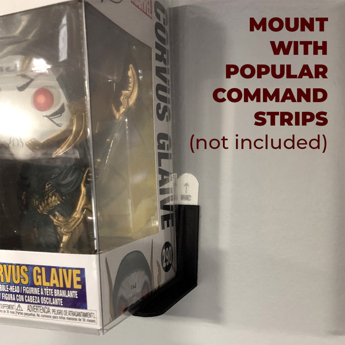 3D Floating Shelf for Youtooz Standard Size Boxes (Shelf Size: 2in high x 3in deep) - for just $14.99! 