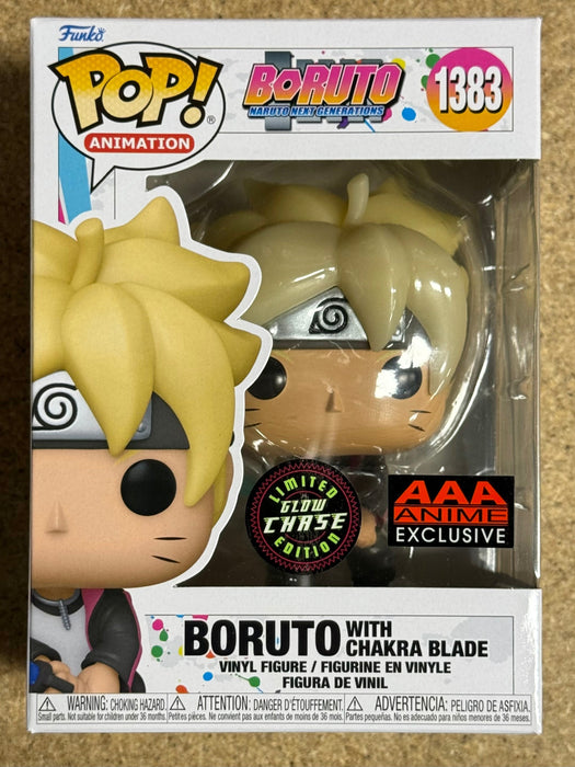 Funko Pop! Animation Glow Chase Boruto (Chakra Blade) #1383 AAA Anime 2023 Exclusive - for just $25! 