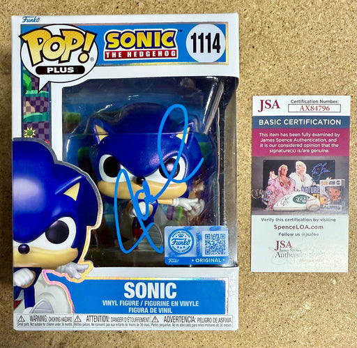 Jaleel White Signed Sonic the Hedgehog (Pearl) Funko Pop! #1114 With JSA COA - for just $150! 