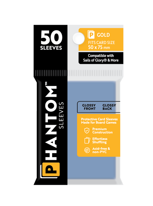 Phantom Sleeves: Gold Size (50mm x 75mm) 50 ct - for just $3.99! 
