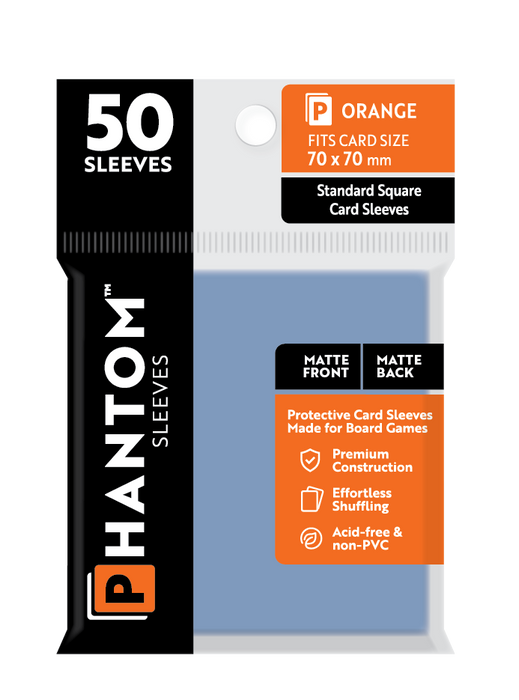Phantom Sleeves: Orange Size (70mm x 70mm) 50 ct - for just $3.99! 