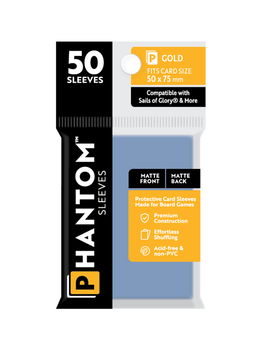 Phantom Sleeves: Gold Size (50mm x 75mm) 50 ct - for just $3.99! 