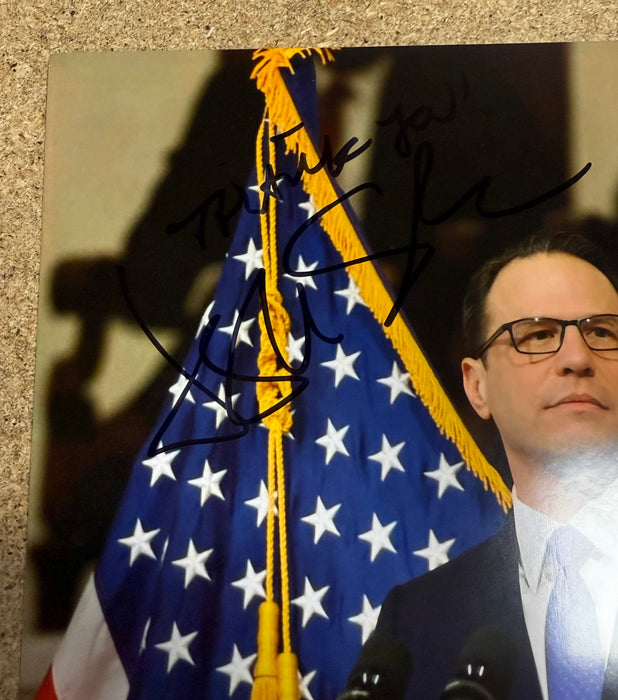 Pennsylvania Governor Josh Shapiro Signed Politics 8X10 Photo With JSA COA - for just $375! 