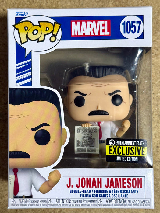 Funko Pop! Marvel J. Jonah Jameson W/ Newspaper Spider-Man #1057 EE Exclusive - for just $13! 