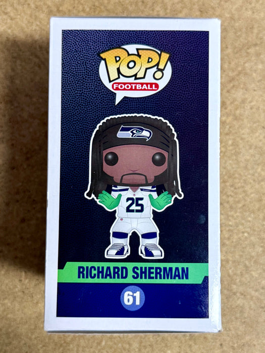 Richard Sherman Signed NFL Seattle Seahawks Vaulted Funko Pop! #61 With JSA COA - for just $275! 