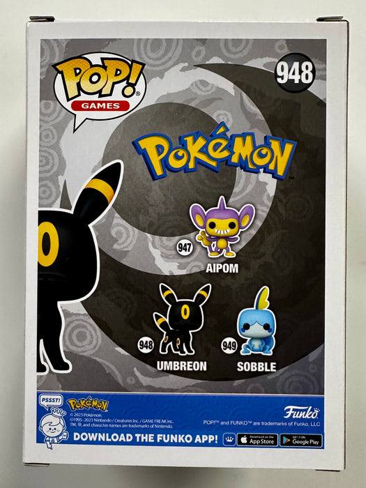 Funko Pop! Games Umbreon #948 Dark-Type Pokemon 2023 Generation II - for just $15! 