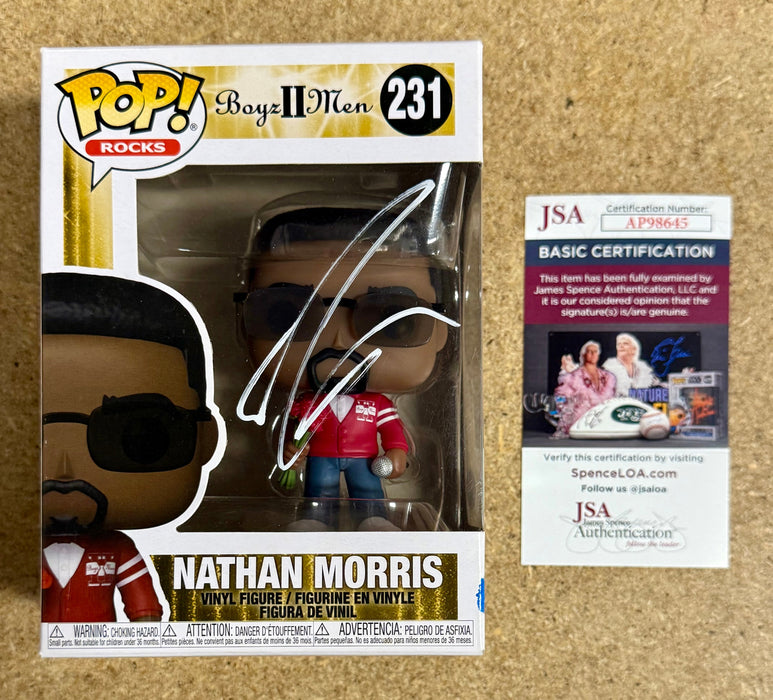 Nathan Morris Signed Boys II Men 2021 Vaulted Funko Pop! With JSA COA - for just $70! 