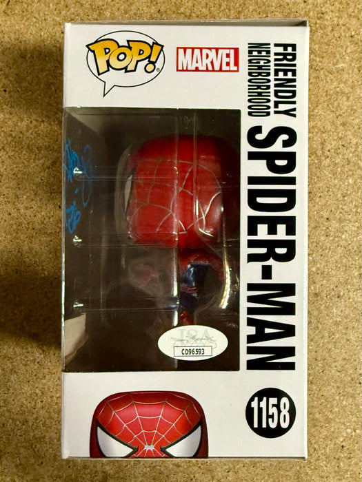 Josey Scott Of Saliva “Hero” Signed Metallic Spider-Man Funko Pop! #1158 Exclusive With JSA COA - for just $135! 