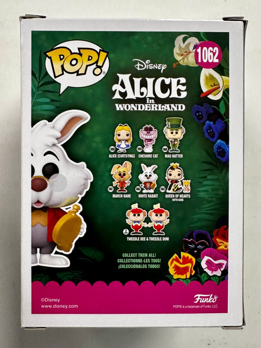 Funko Pop! Disney Flocked White Rabbit #1062 Alice In Wonderland 2021 Exclusive - for just $20! 
