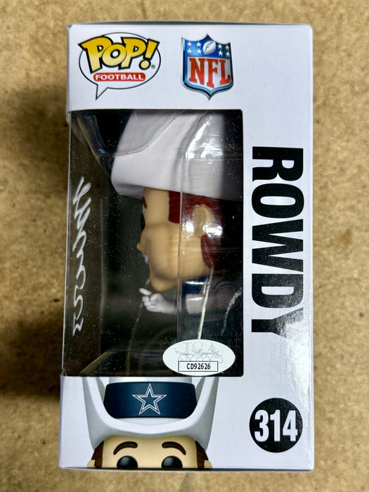 Jaydon Blue Signed NFL Dallas Cowboys Mascot Rowdy Funko Pop! #314 With JSA COA - for just $140! 