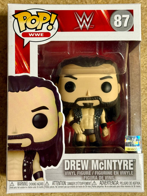 Funko Pop! WWE Drew McIntyre #87 Wrestling 2021 Scottish Warrior - for just $10! 