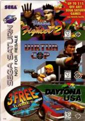 3 Free Game Pack [Virtua Cop, Virtua Fighter 2, Daytona USA] - Sega Saturn - for just $44.99! 