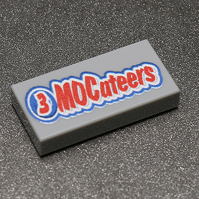 3 MOCateers - 1x2 Tile (LEGO) - Premium Custom LEGO Parts - Just $1.50! Shop now at Retro Gaming of Denver