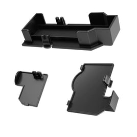 Bottom view of 3 Piece Port Covers - Black For Nintendo GameCube®