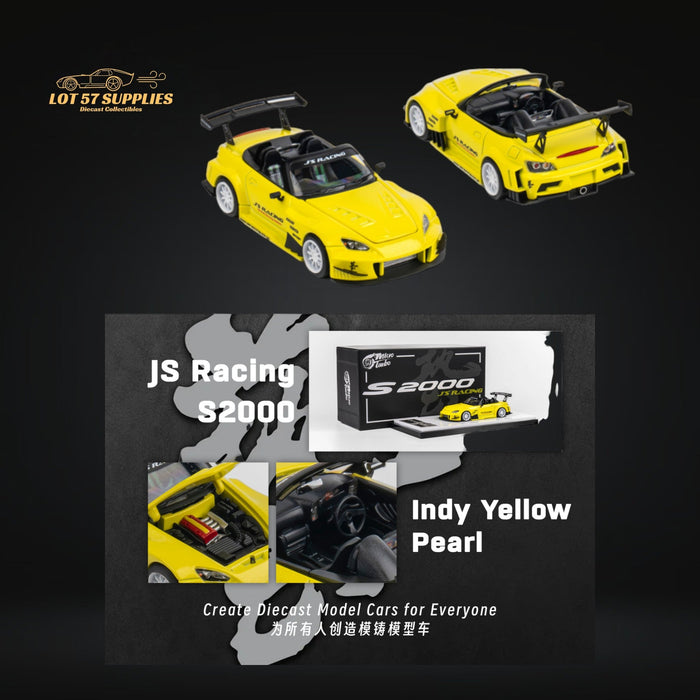Microturbo Honda S2000 JS Racing Indy Yellow Pearl 1:64 - for just $46.99! 