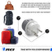 Denmark Travel Adapter - 2 in 1 - Type K - Compact Design (US-20) - Just $12.99! Shop now at Retro Gaming of Denver