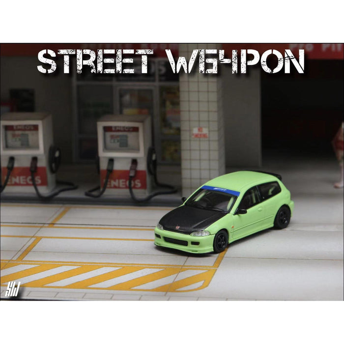 Street Weapon Honda Civic EG6 Thailand Modification Exhibition Spoon Green Livery 1:64 Limited to 400 Pcs - Just $34.99! Shop now at Retro Gaming of Denver