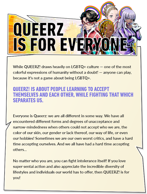 Queerz! Character Creator Guide - for just $24.95! 