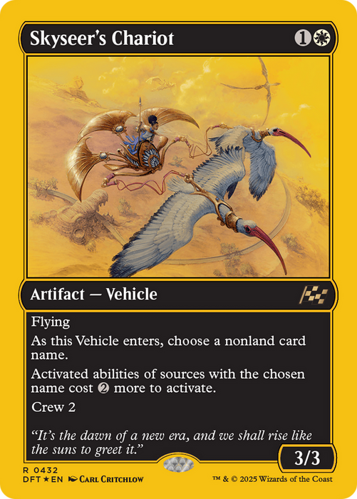 Skyseer's Chariot (DFT-432) - Aetherdrift Foil - for just $0.14! 