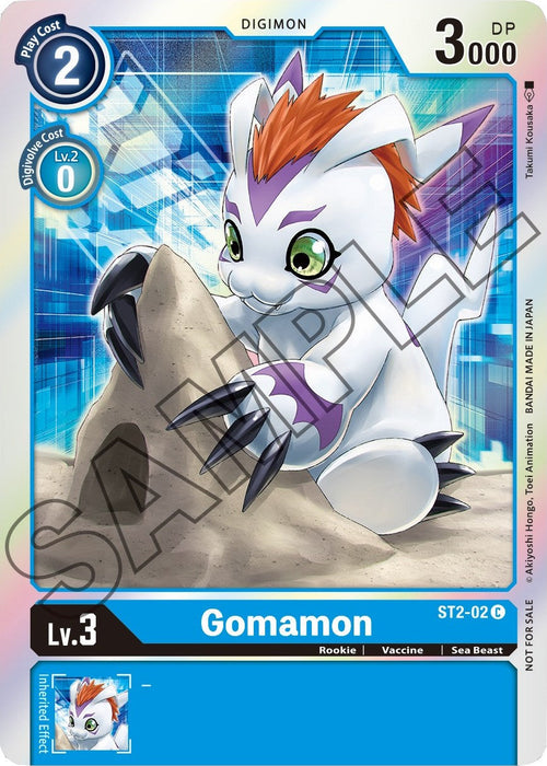 Gomamon [ST2-02] (Event Pack 1) [Starter Deck: Cocytus Blue Promos] - Just $0.30! Shop now at Retro Gaming of Denver